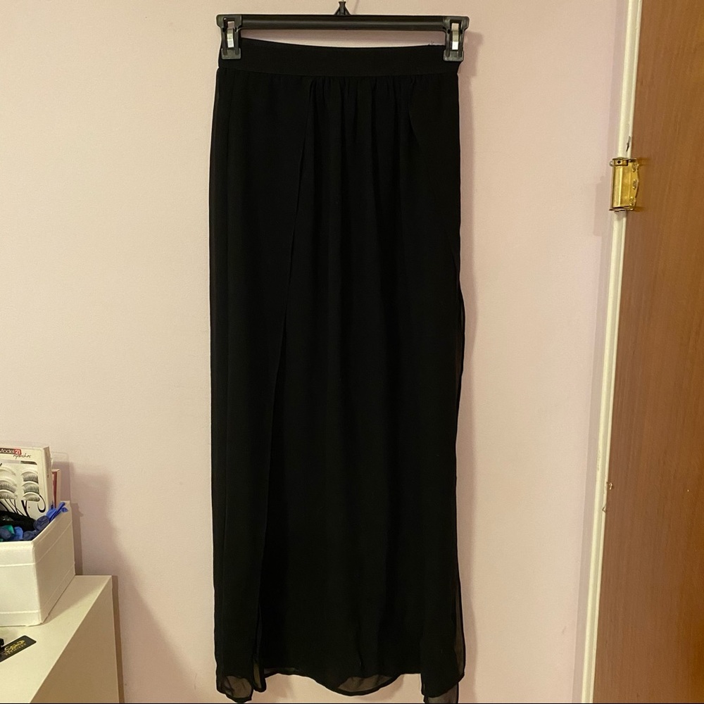 Forever 21 Black Maxi Skirt